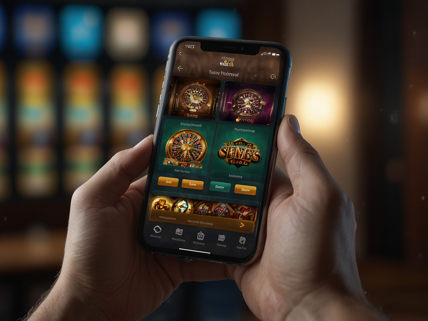 Mobile Spiel-Interface